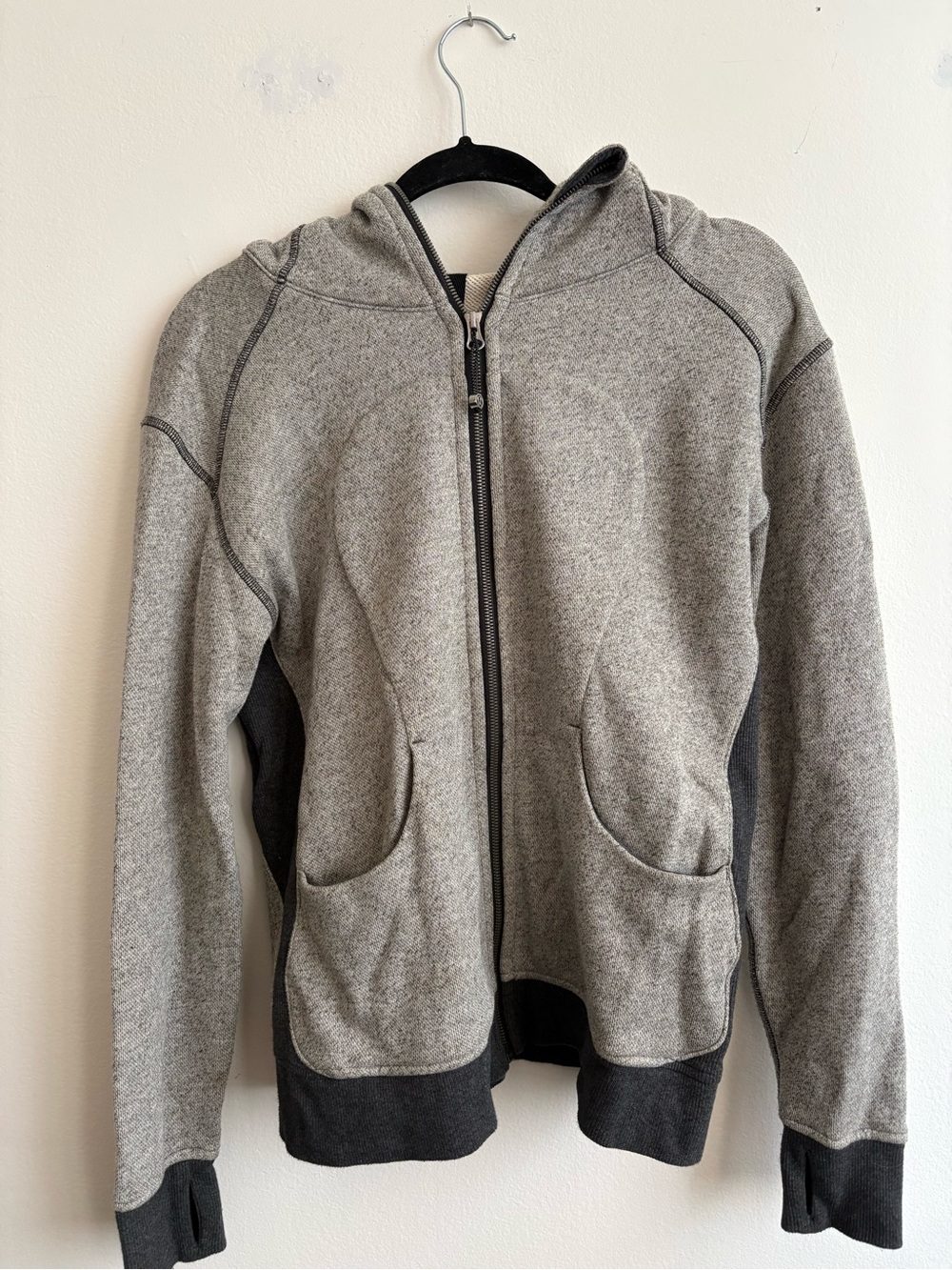 Lululemon Gray Zip-Up Hoodie